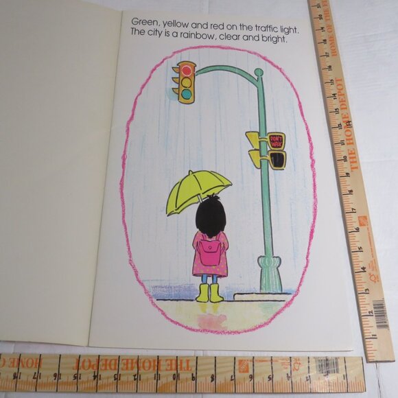 Rainy City Rainbow BIG BOOK (almost 2 feet tall) with teacher pages CLASSROOM - Picture 3 of 11